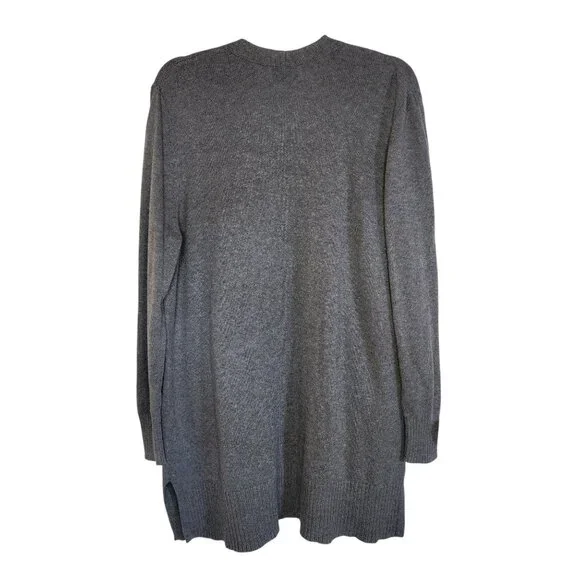 Old Navy Gray Open Front Longline Cardigan Sweater Size XL - Picture 4 of 5